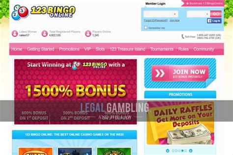 123bingoonline Casino Mobile