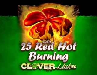 25 Red Hot Burning Clover Link Sportingbet