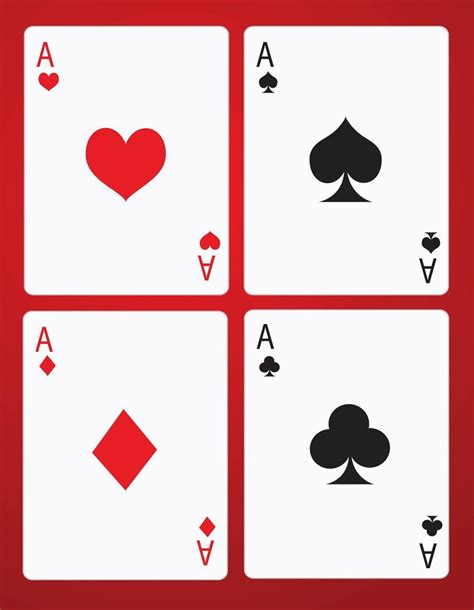 4 Carta De Poker Palavras