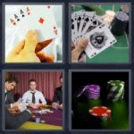 4 Fotos 1 Palavra Mano De Fichas De Poker
