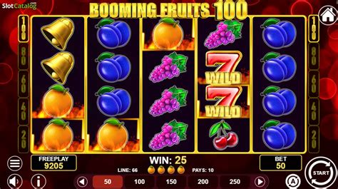 Booming Fruits 100 Slot Gratis