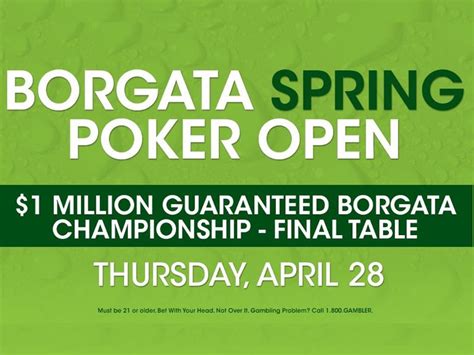 Borgata Poker Open Abril 2024