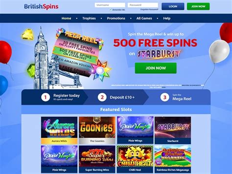 British Spins Casino Login