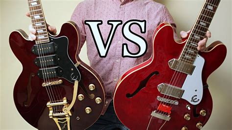 Epiphone Sheraton Casino Vs Vs Riviera