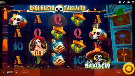 Esqueleto Mariachi 888 Casino