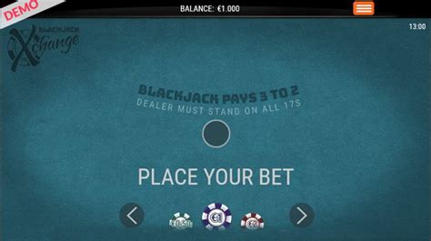 Jogar Blackjack Xchange No Modo Demo