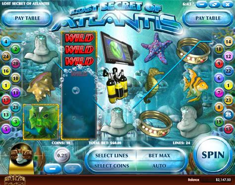 Lost Secret Of Atlantis Slot Gratis