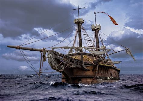 Navio Pirata De Fenda Grande Vitoria