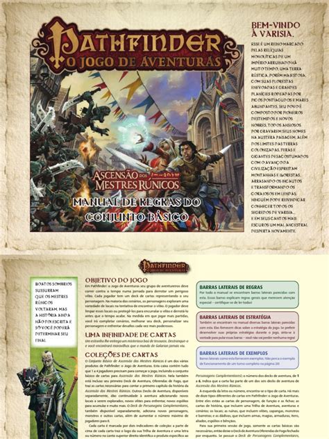 Pathfinder Jogo De Regras