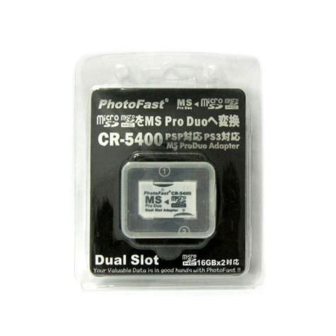 Photofast Ms Pro Duo Dual Slot De Placa