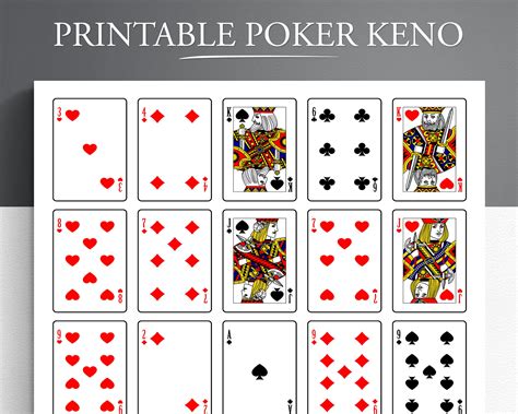 Poker De Placas De Keno