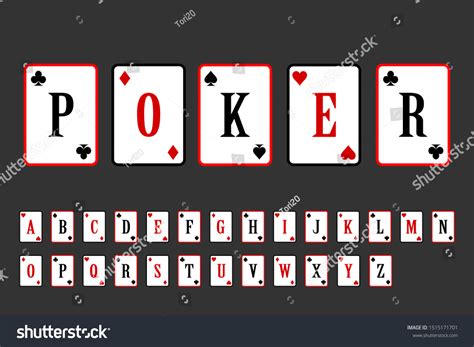 Poker Tipo De Letra