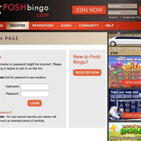 Posh Bingo Casino Online