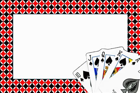 Printable Poker Festa Convites