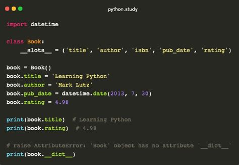 Python Definir __Slots__