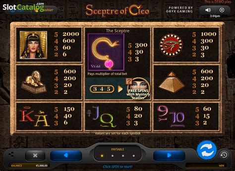 Slot Sceptre Of Cleo