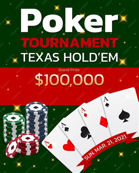 Texas Holdem Torneio De Fichas No Inicio Do Jogo