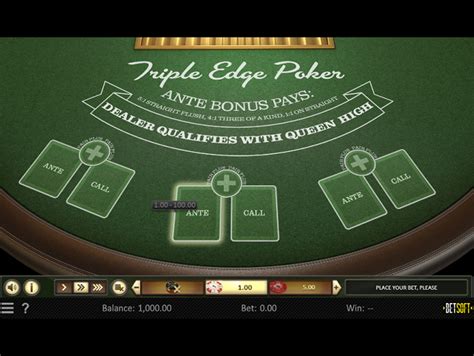 Triple Edge Poker Parimatch