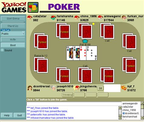 Yahoo Holdem Poker Online